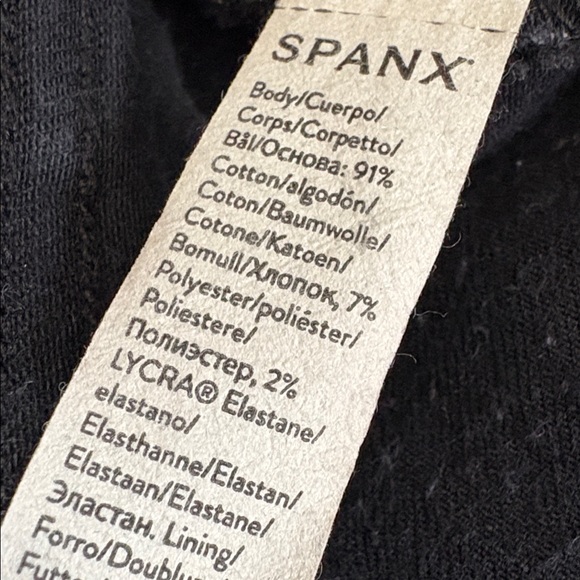 Spanx SPANXshape EveryWear Flare Jeans Pull On Black Size Large - Picture 9 of 15